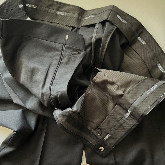 AWARENESS KENNETH COLE 100% WOOL BIG & TALL MEN'S DRESS PANTS 48 - Picture 11 of 14